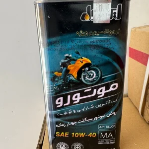 روغن موتورسیکلت چهارزمانه ایرانول موتورو 10W‑40 – حجم 1.3 لیتر 13 روغن موتورسیکلت چهارزمانه ایرانول موتورو 10W‑40