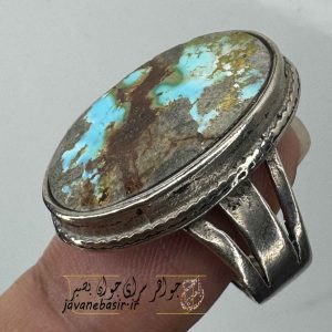 انگشتر فیروزه سایز 60