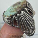 انگشتر فیروزه با خادم سفلی