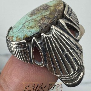 انگشتر فیروزه با خادم سفلی