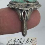 انگشتر فیروزه نیشابور با تراش دامله
