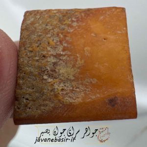 نگین عطف خطی با خط کوفی