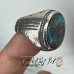 انگشتر فیروزه رکاب فیلی