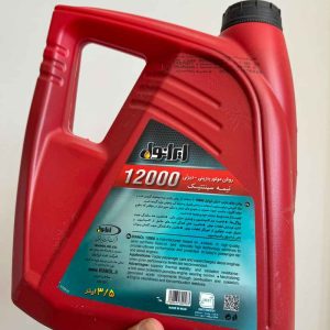 روغن موتور ایرانول مدل 12000 ۱۰W40 حجم ۳.۵ لیتر