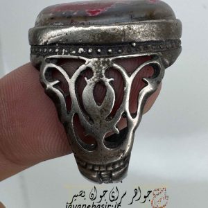 انگشتر عقیق ملکی خونی اصل – افزایش رزق، انرژی مثبت و شخصیتی کاریزماتیک