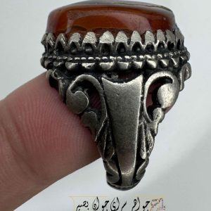 انگشتر عقیق هاله افزا – درخشش و محافظت از حریم انرژی شما