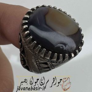 انگشتر عقیق رگهدار - انرژی پایدار برای موفقیت و سلامتی 9 انگشتر عقیق رگهدار