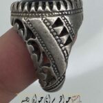 انگشتر عقیق رگهدار