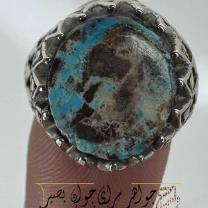 انگشترفیروزه دست‌تراش