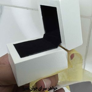 جعبه انگشتر چوبی