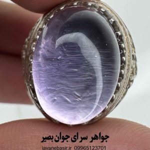 انگشتر آمیتیست معدنی