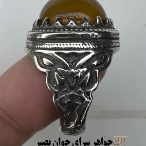 انگشتر باباقوری اصل مدل چشم کائنات | دفع فقر و تسخیر قلوب