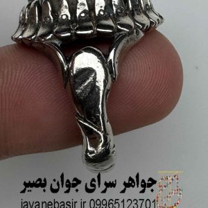 انگشتر فیروزه طبیعی فرکانس سایه هما | دافع فقر و شفابخش روان