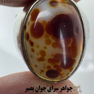 انگشتر عقیق مصور