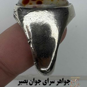 انگشتر عقیق مصور خاص مدل تجلی ارواح | دفع انرژی منفی