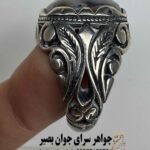 انگشتر عقیق شجر معدنی