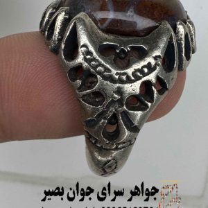 انگشتر عقیق شجر پاییزه | تکامل رنگ‌ها و بلوغ روحی