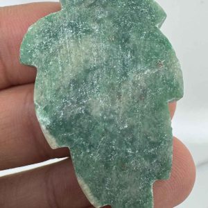 سنگ یشم صابونی افغانستان تراش برگ درخت لب پر شده