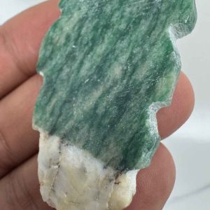 سنگ یشم صابونی طرح برگ دستساز