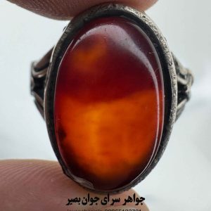 انگشتر عقیق سرخ اصل