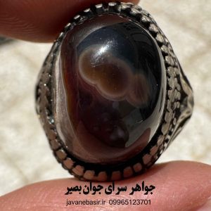 خرید انگشتر باباقوری سیاه کلکسیونی | افزایش کاریزما و دفع سحر 8 خرید انگشتر باباقوری سیاه