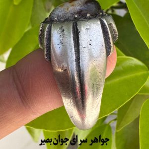 انگشتر باباقوری مشکی اصل | افزایش کاریزما و دفع تلههای انرژی