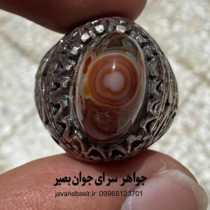 انگشتر باباقوری با رکاب شبکهکاری | بازگشت چشمزخم و جذب مشتری 11 انگشتر باباقوری با رکاب شبکهکاری