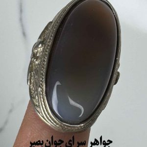 انگشتر عقیق با رکاب فروهر هخامنشی (اصالت و برکت)