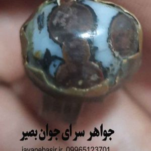 انگشتر داودی مصور یمانی قدمت دار و نایاب