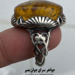 انگشتر حشرهدار ضد چشمزخم؛ سپر محافظ طرح کهربا