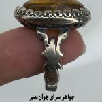 انگشتر رزین و کهربا