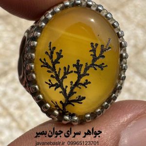 انگشتر عقیق زرد