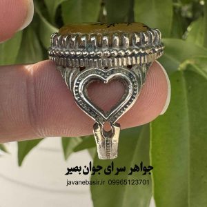 انگشتر عقیق زرد نقش درخت | وضوح ذهن و افزایش تمرکز
