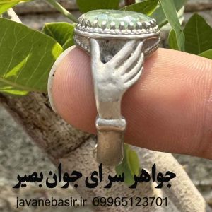 انگشتر زمرد برزیل با رنگ سبز روشن | شفافیت بالا و رکاب مستحکم