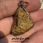 گردنبند زوعه مار کهن با قاب مسی