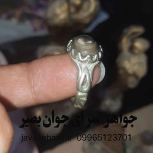 جواهر سرای جوان بصیر | مرجع تخصصی علوم غریبه و طب سنتی 111 انگشتر سه پوست یمنی مصور با چهره واضح | عقیق سه لایه نادر