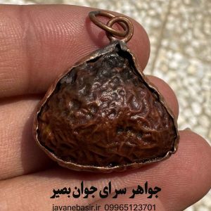 گردنبند زوعه مار کهن با انرژی نافذ | قاب مسی و سنگ نادر برای نفوذ کلام و جذب