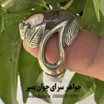 خرید انگشتر عقیق با کاروینگ شجر