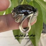 خرید انگشتر عقیق با کاروینگ شجر