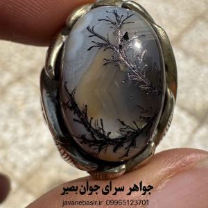 انگشتر عقیق سلیمانی کاروینگ شجر | سپر زبانبند و حصار انرژی 8 انگشتر عقیق سلیمانی کاروینگ شجر